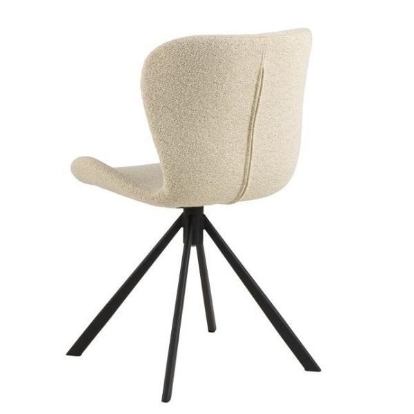 Krzesło obrotowe Batilda kremowe Monza 90 - ACTONA